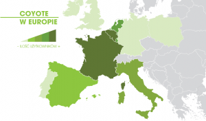 Coyote w Europie