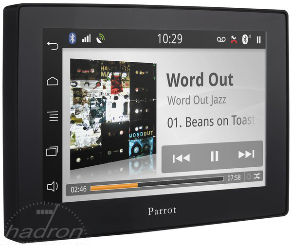 Parrot Asteroid Tablet - muzyka
