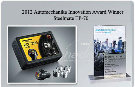 Czujniki ciśnienia Steelmate TP-70 - innowacja roku 2012