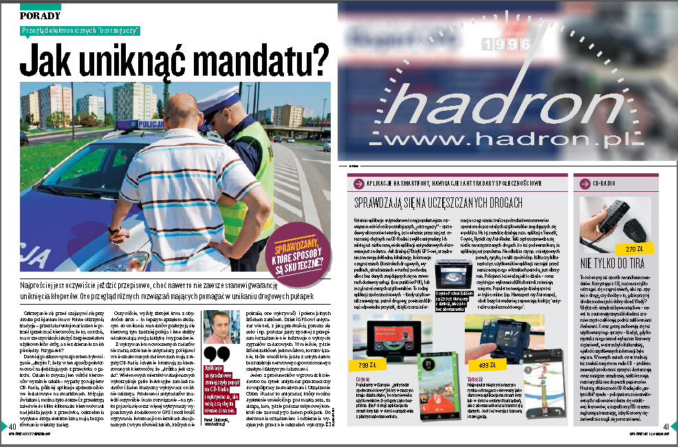 Jak uniknąć mandatu? Hadron doradza w AutoŚwiecie