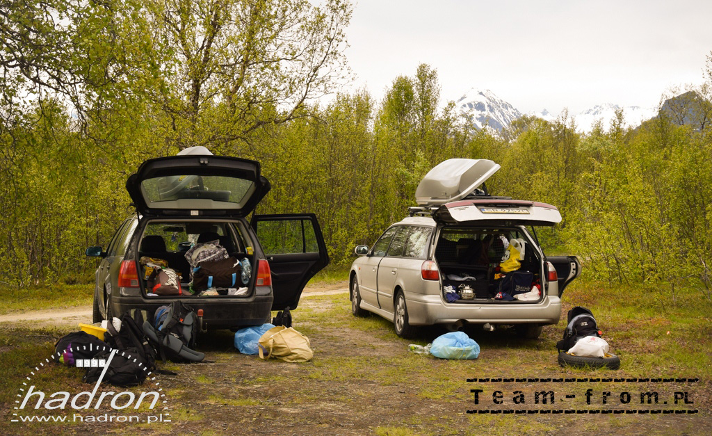 team-from.pl VW Golf IV i Subaru Legacy - Alta, Norwegia