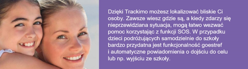 Lokalizowanie osób Łatwo lokalizuj osoby, dziecko, seniora