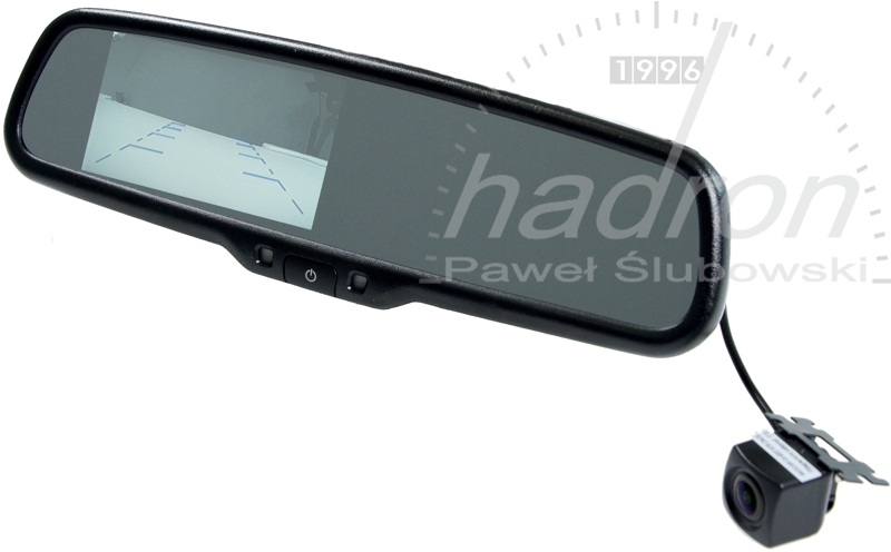 Monitor LCD w lusterku dedykowany do VW Volkswagen monitor w lusterko do kamery cofania
