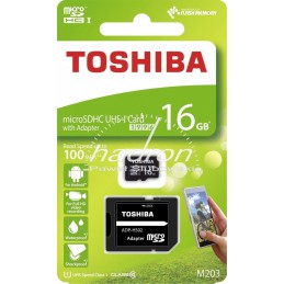 Karta pamięci Toshiba mSD C10 16GB
