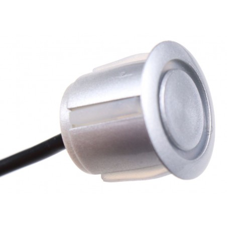 srebrne czujniki parkowania