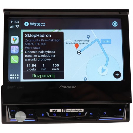 radio avh z7200dab 1 din z wysuwanym ekranem
