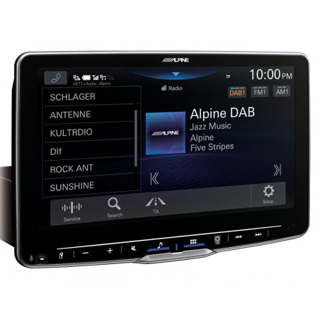 radio 1 din z android auto i carplay alpine ilx f905d
