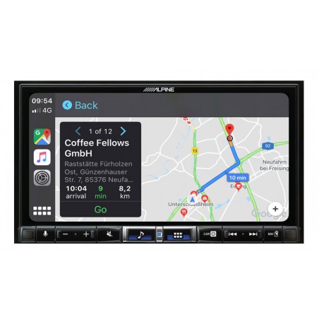 radio alpine ilx 705d android auto carplay bezprzewodowo