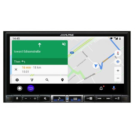 radio android auto carplay alpine ilx 705d