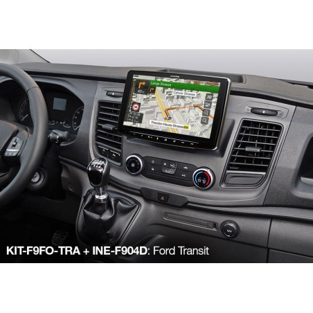 montaż radia alpine ford transit