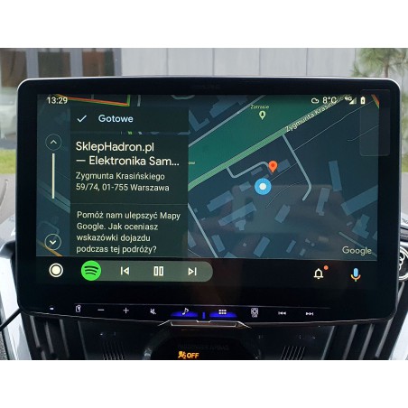 radio android auto carplay bezprzewodwo ford transit apline ilx-f115d