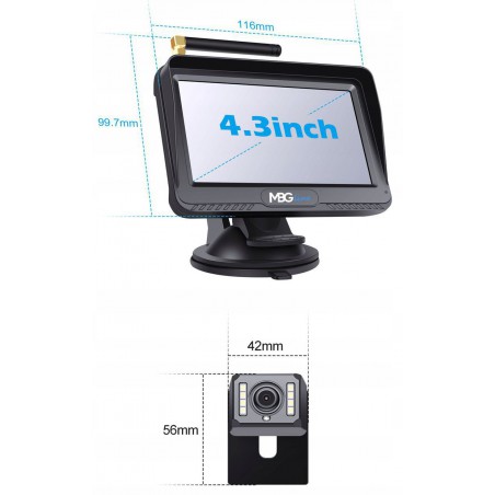 kamery bezprzewodowe monitor maszyny rolnicze