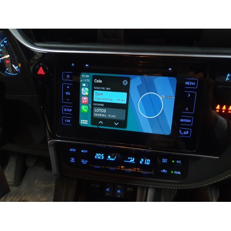 bezprzewodowo android auto carplay do toyoty corolli