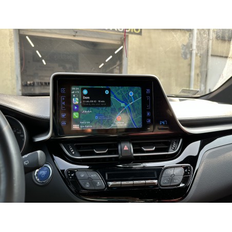 toyota c-hr android auto carplay bezprzewodowo