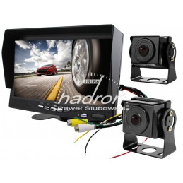 Zestaw monitor 7" + 2 kamery AHD z opcją rejestratora