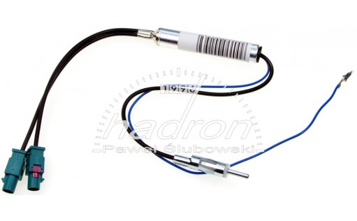 Separator antenowy DIN prosty/Fakra x 2