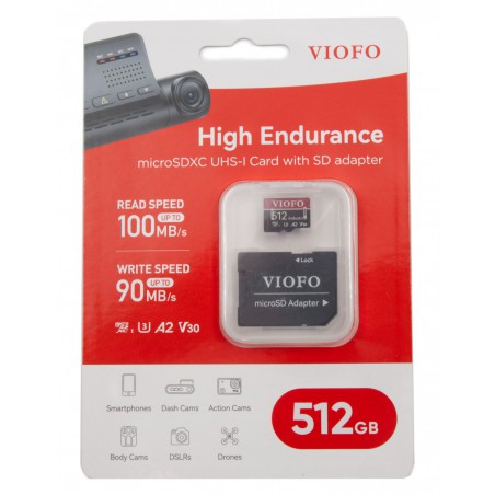 karta pamięci 512 gb viofo