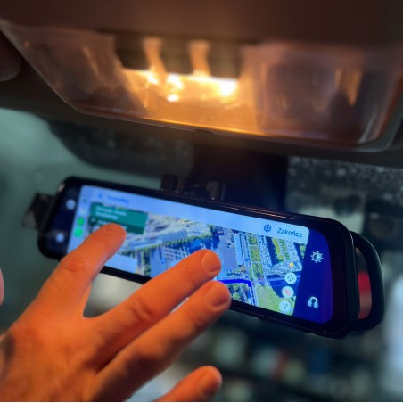 monitor ampire cps090 android auto carplay kamera cofania