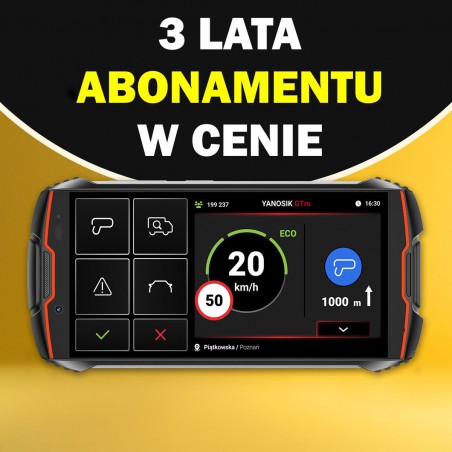 yanosik gtm 3 lata abonament