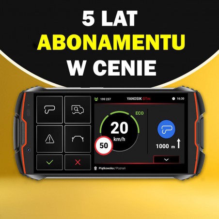 yanosik gtm 5 lat abonament