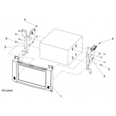 ramka radia do mercedesa vito