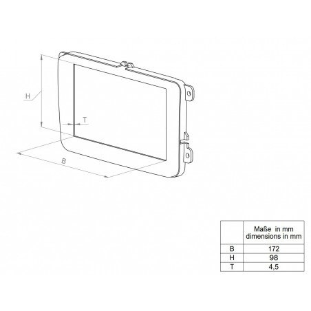 ramka radia do toyoty proace