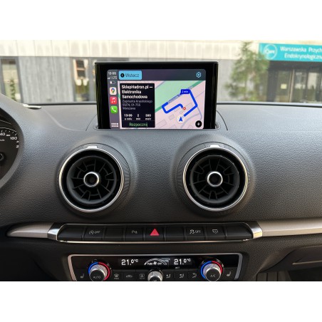 audi a3 mapy google android auto carplay