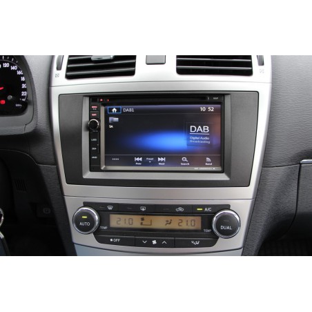 Ramka do radia Toyota Avensis T27 (czarna)