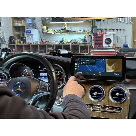 android auto do mercedesa w205