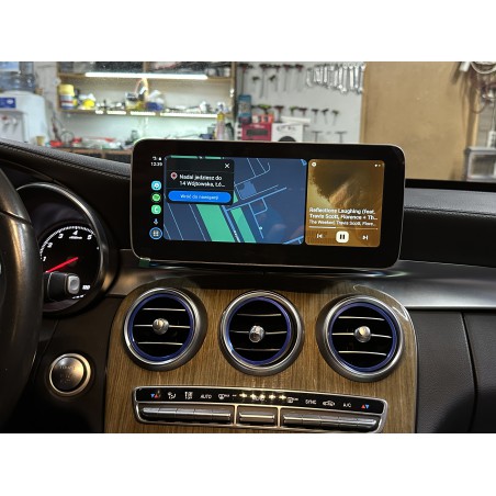 mercedes w205 wymiana radia android