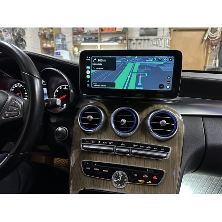 radio android auto do mercedesa w205