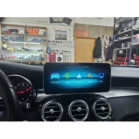 radio android auto do mercedesa glc