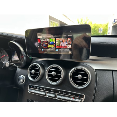 mercedes w205 ekran dotykowy radio android auto carplay