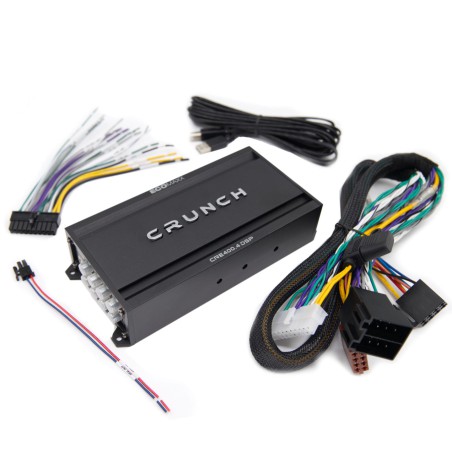 wzmacniacz crunch cre400.4 dsp iso procesor dsp przetwornik dsp