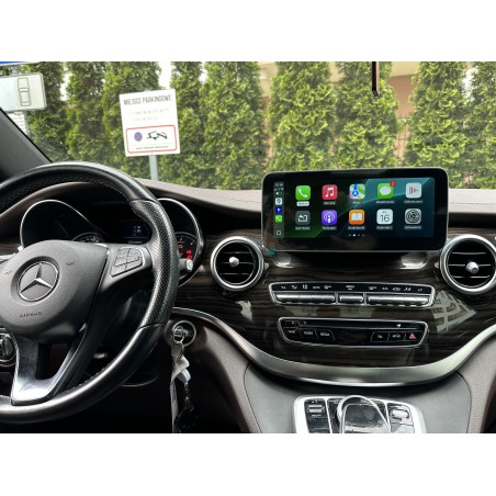mercedes v klasa wymiana radia ekran dotykowy