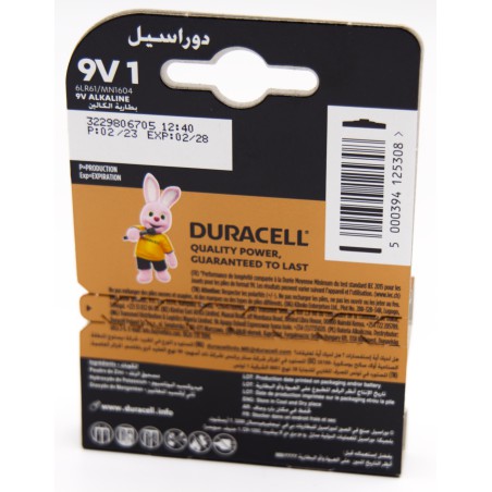 Duracell Bateria 9V 6LR61