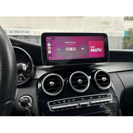 ekran dotykowy android auto carplay do mercedesa w205