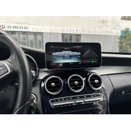 wymiana ekranu android auto carplay mercedes w205