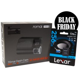 70mai A810 set 2CH z kartą pamięci 256GB Lexar na BlackFriday