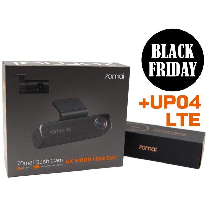 70mai M8100 2ch set 4K 128GB z UP04-LTE na BlackFriday