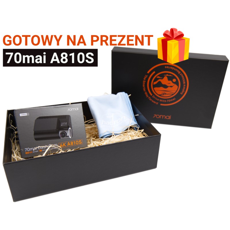 70mai A810S z okolicznościowym opakowaniem gotowy na prezent