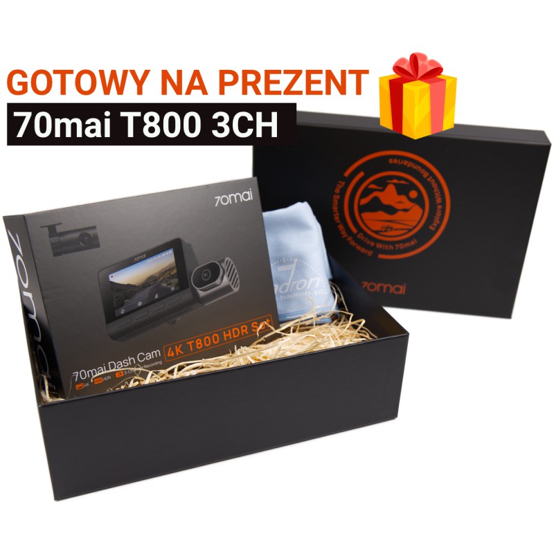 70mai T800 z okolicznościowym opakowaniem gotowy na prezent