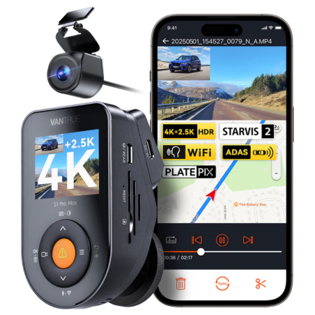 wideorejestrator vantrue s1 pro max 4k