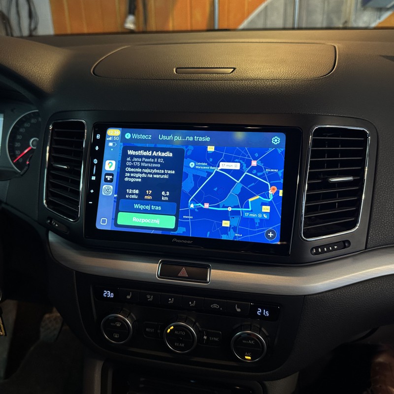 radio do volkswagena sharana android auto