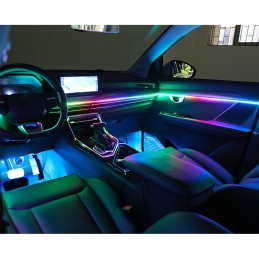 podświetlenie klamek wnętrza auta