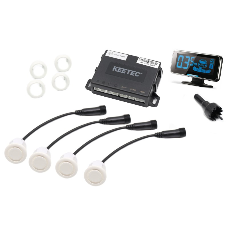 czujniki parkowania białe