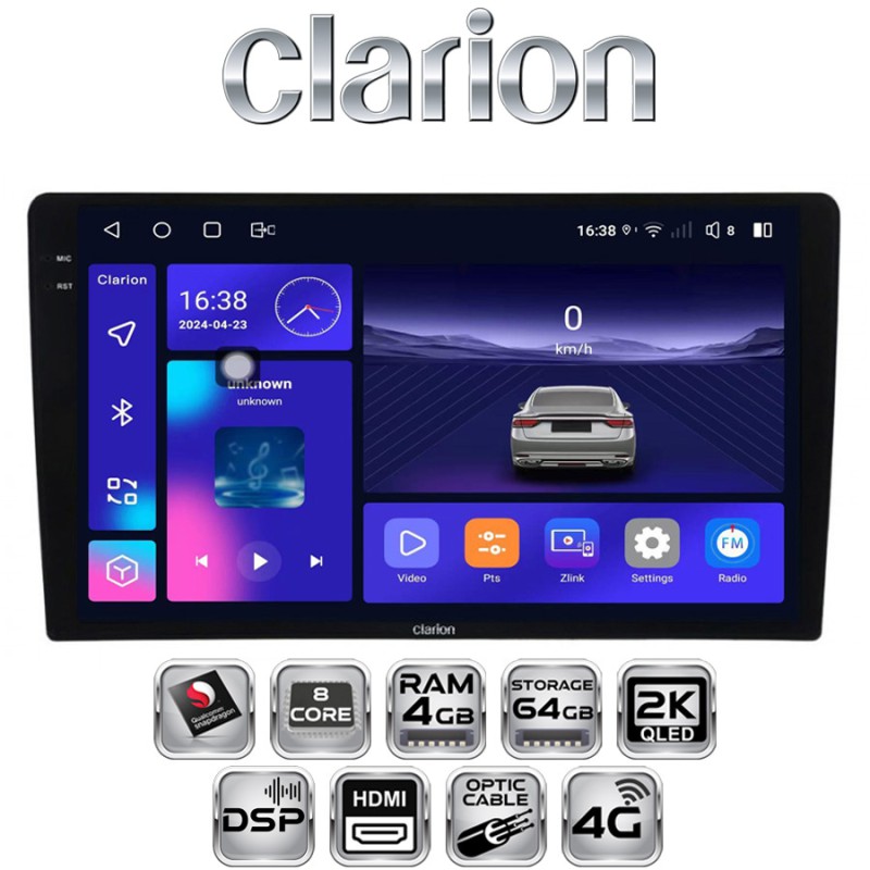 Stacja Multimedialna Clarion GL700 (4GB / 64GB / 10") Snapdragon