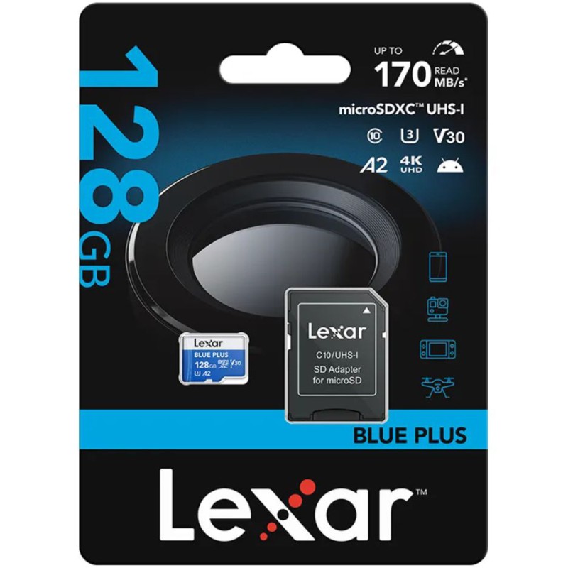 Karta pamięci Lexar micro SDX 128GB Blue Plus
