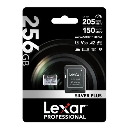karta pamięci lexar silver plus 256gb