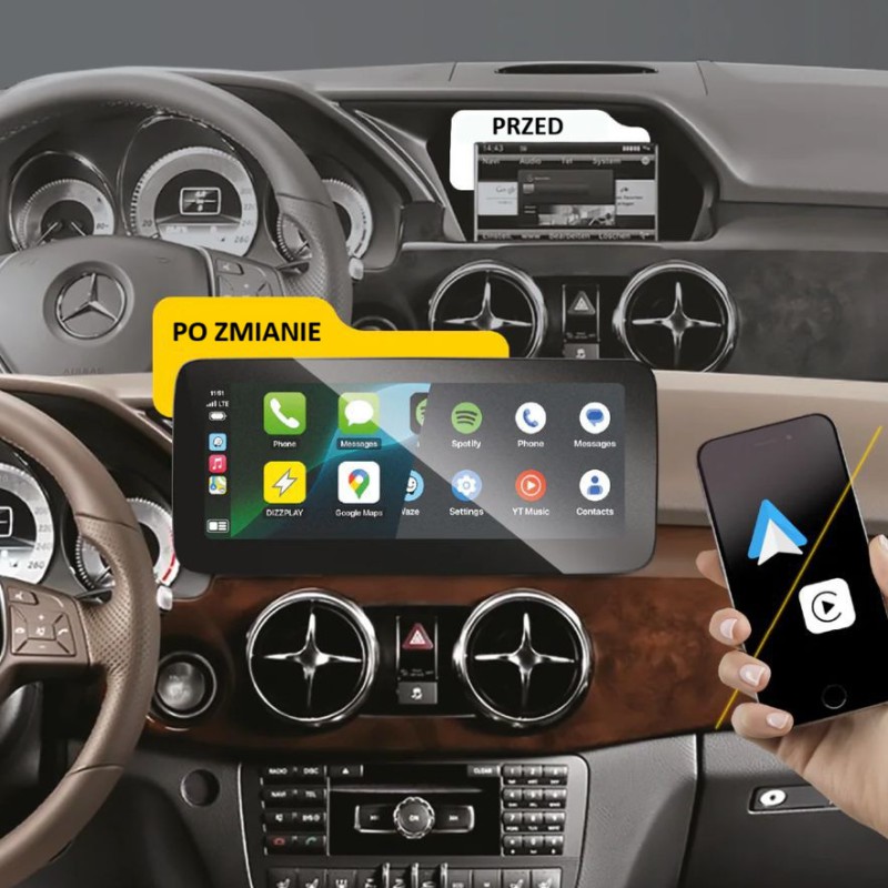 android auto do mercedesa glk  x204